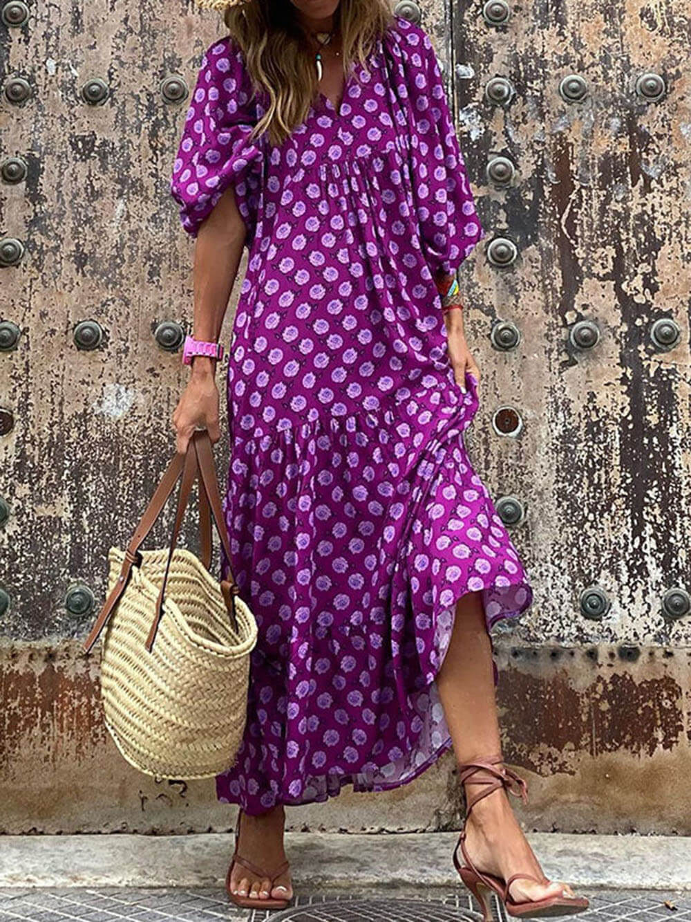 Printed Maxi Dress