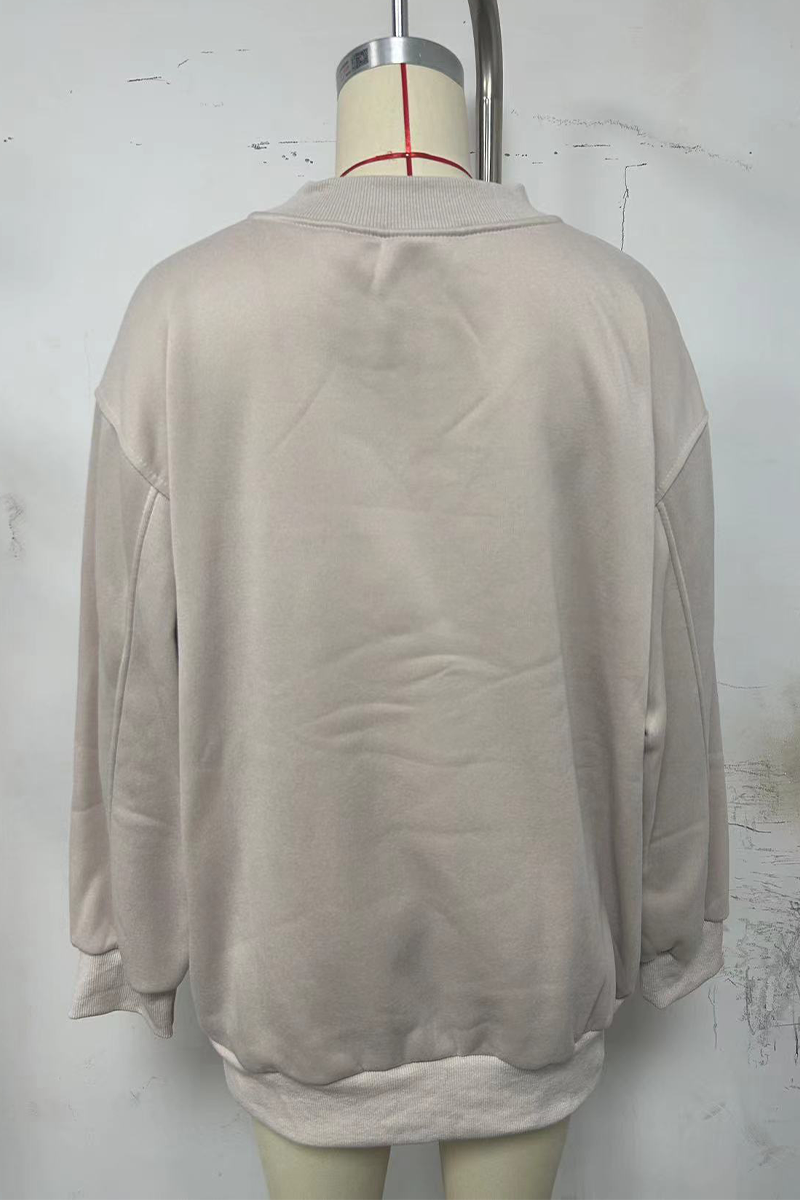 Daily Patchwork V Neck Hoodies
