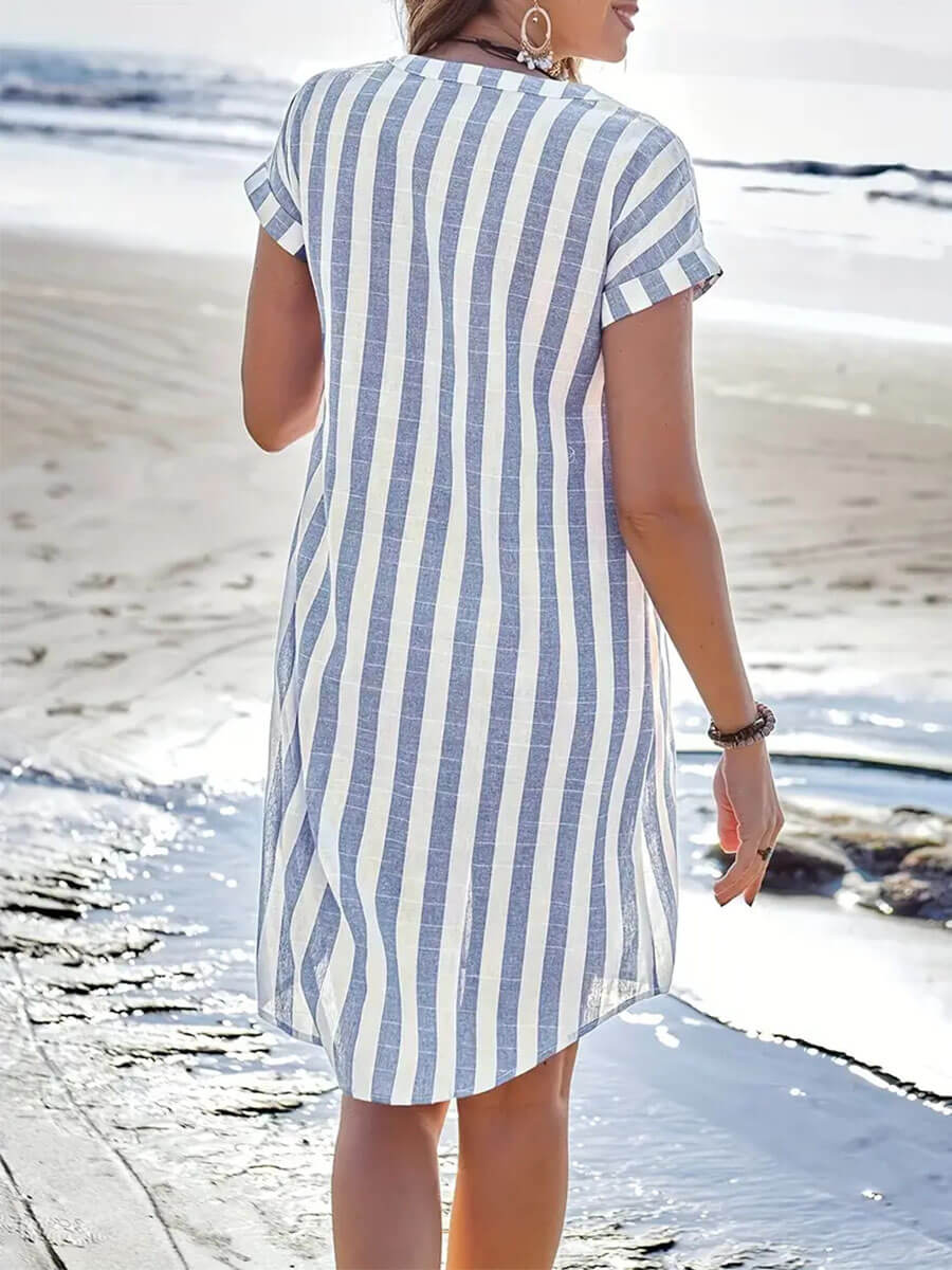 Striped Midi Dress
