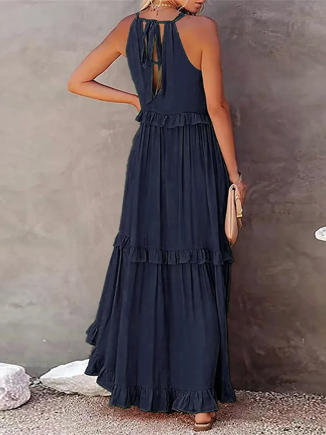 Megan | Ruffle Maxi Dress