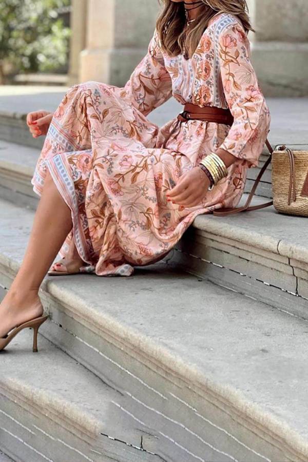 Print Maxi Dress