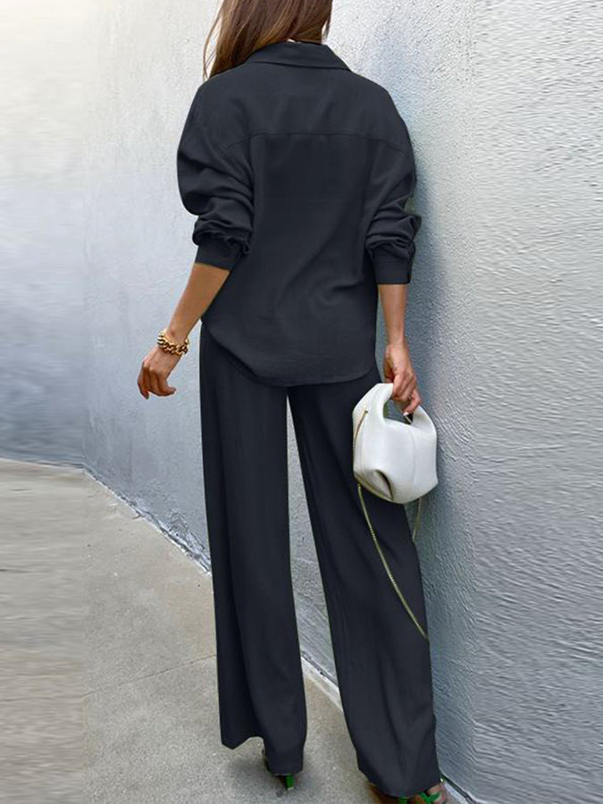 Long Sleeves Shirt and Pants Sets