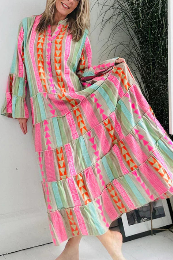 Jacquard Maxi Dress
