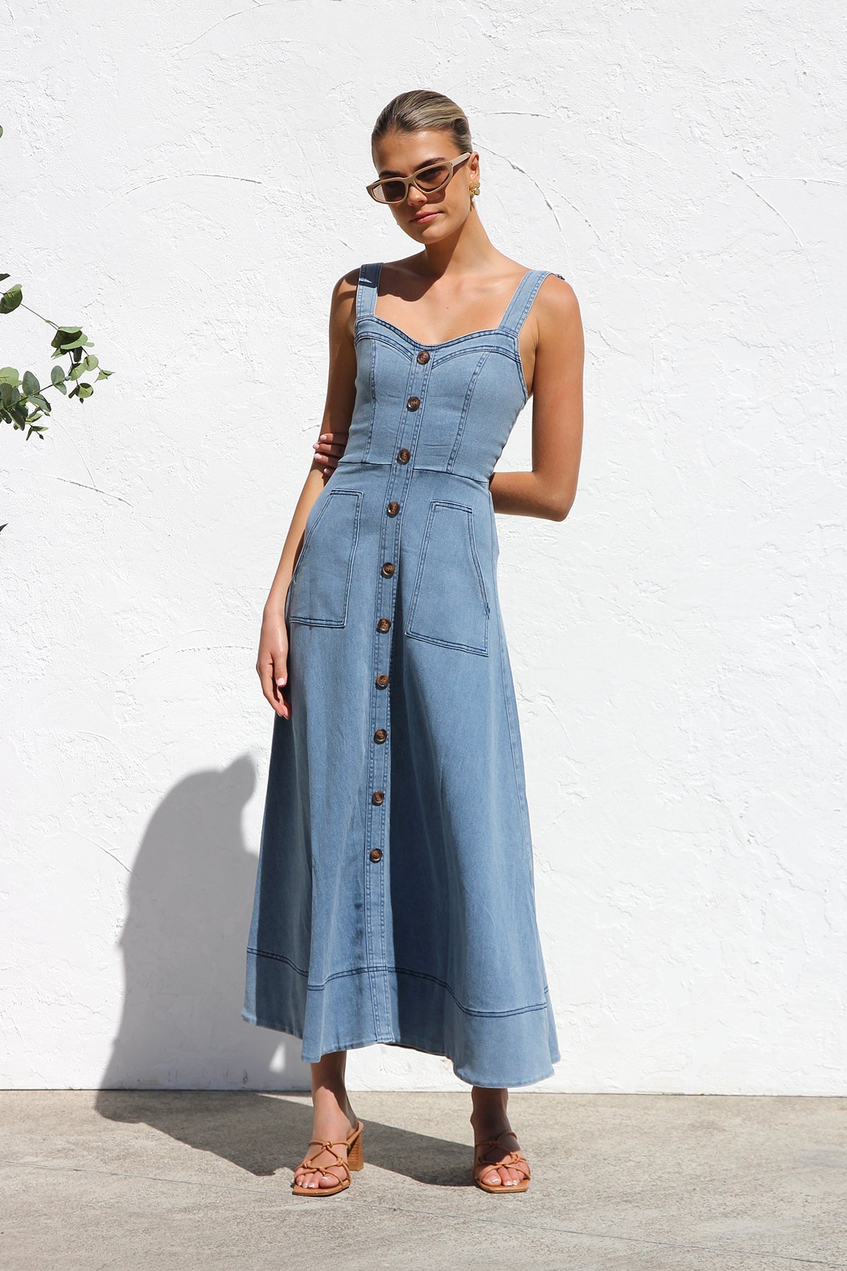 Danielle Dress Blue Denim