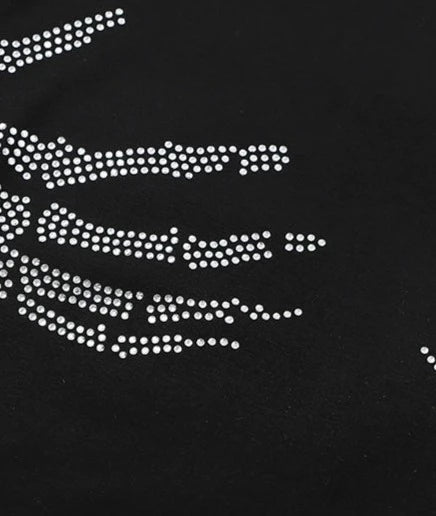 Kiana Embellished Crop T-shirt
