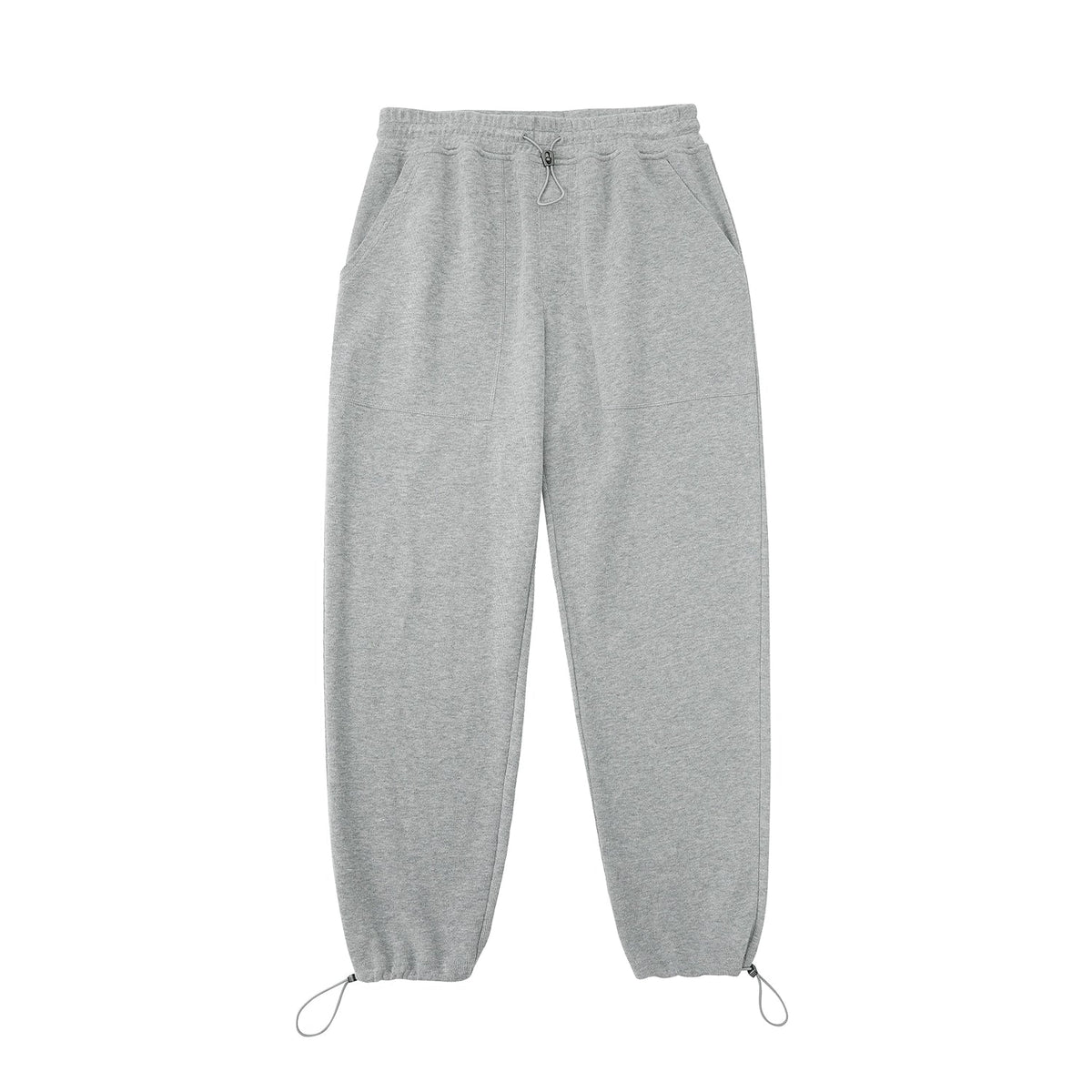 Drawstring Wide-leg Athletic Pants