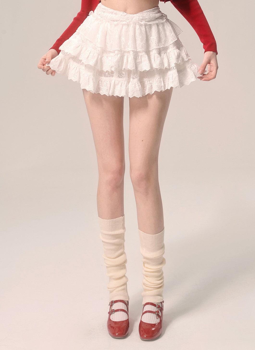 White Lace Ballet-inspired Cake Skirt