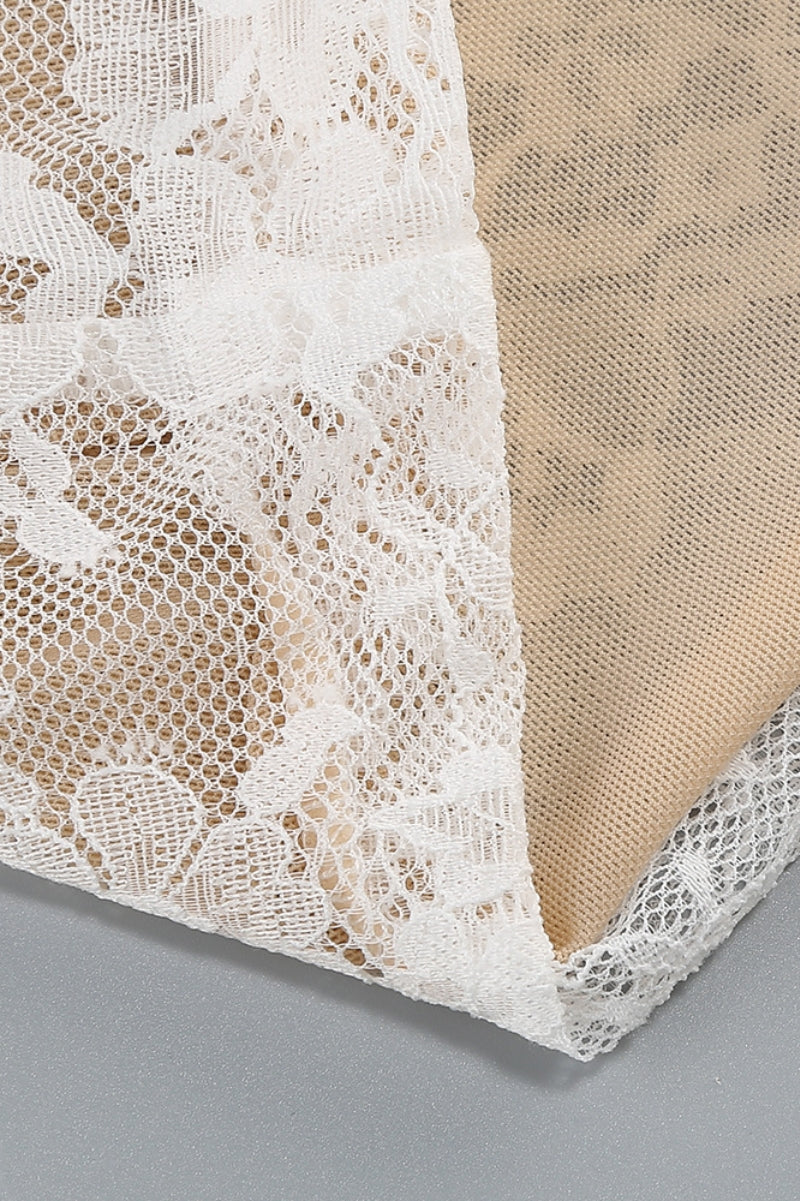 Emilsf Lace Jacquard Mini Dress
