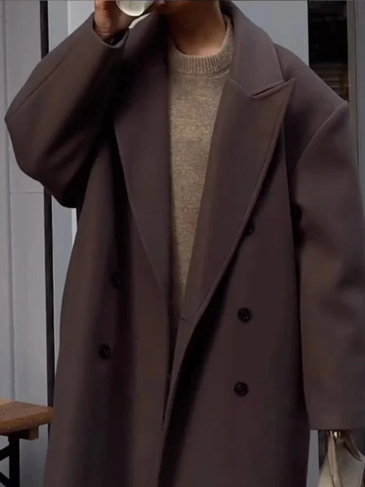 Sienna - Turn-down Collar Coat