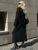 Loose Sweater Suit Female V-neck Knit Pollover Top Long Skirt High Waist Autumn Winter Skirt 2 Piece Set
