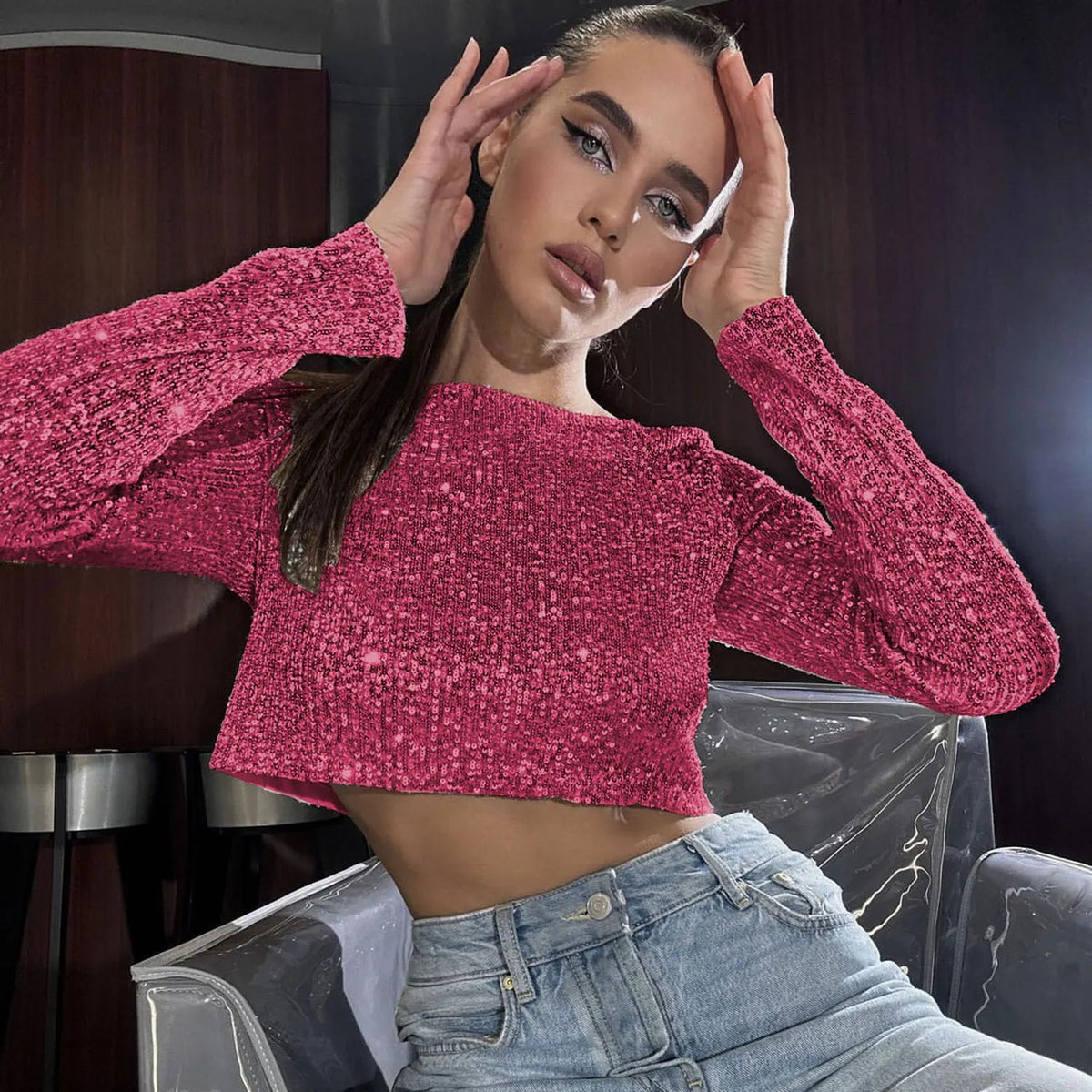 Sparkle Midi Skirt