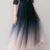 Tulle Skirts High Waist Gradient Mesh Pleated Midi Skirt Korean Elastic Loose All Match a Line Skirt