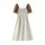 Dress Color-blocking Puff Sleeves Sweet and Temperament Autumn Hepburn Style Tight Retro Skirt