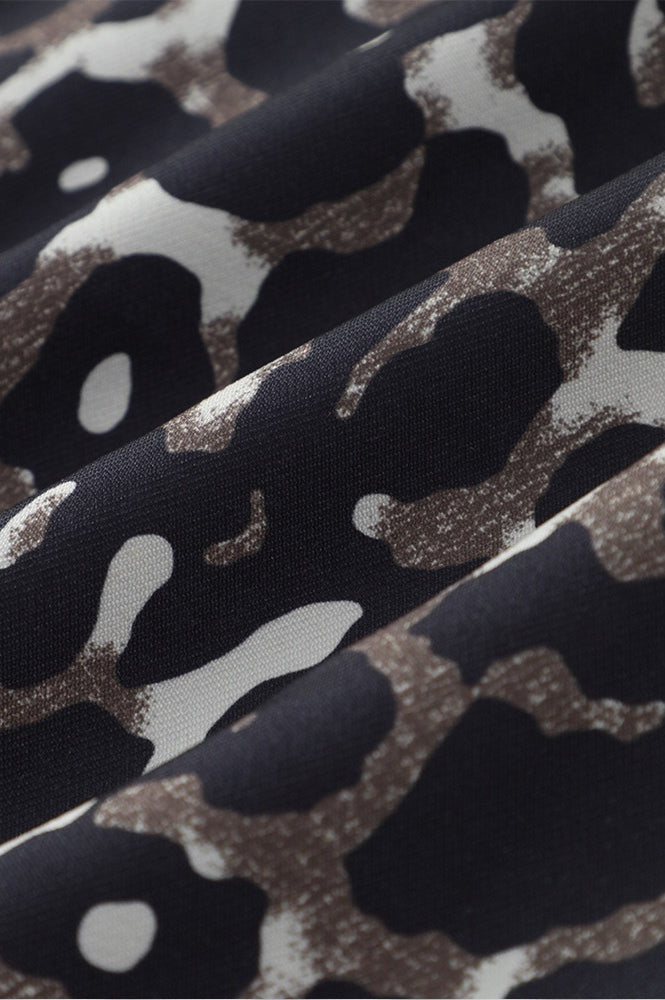 Animal Print Cotton Coat