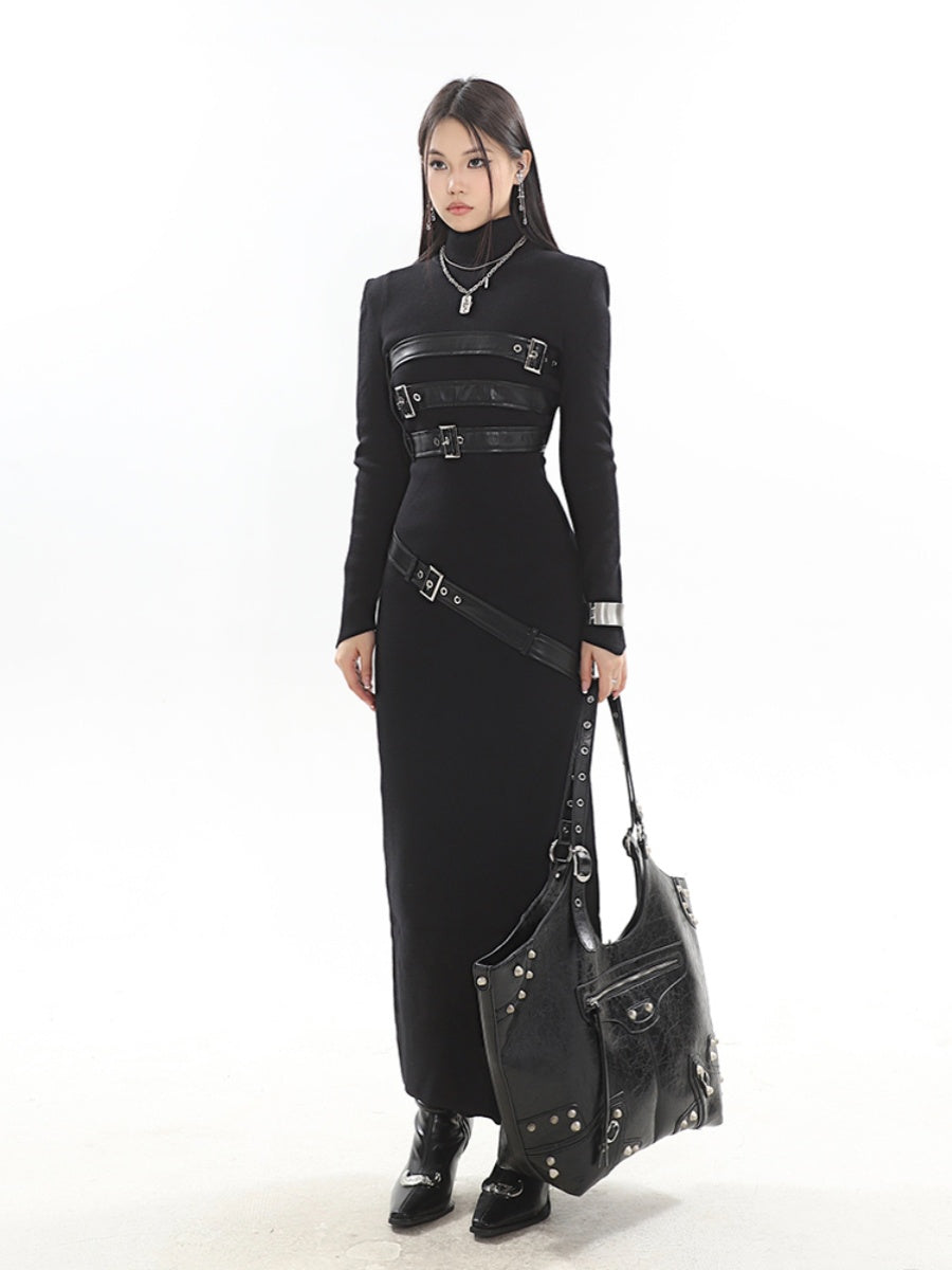 Strapped Warrior Maxi Dress