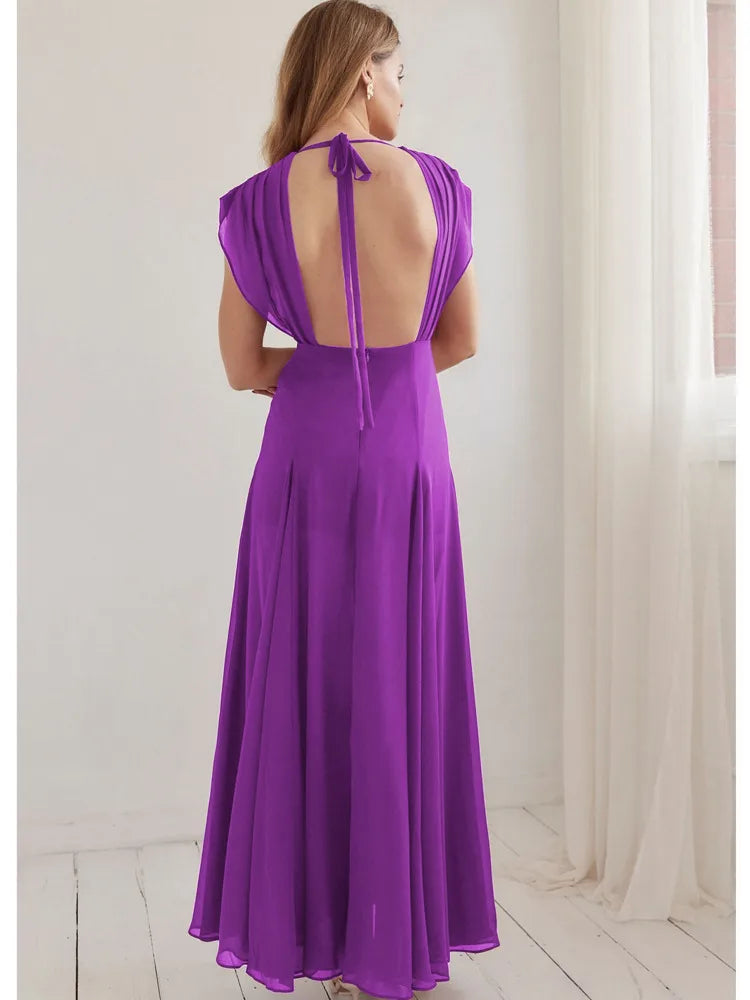Sleeveless Bodycon Slit Party Evening Dress Deep V Backless Long Dress Autumn Winter Vestido