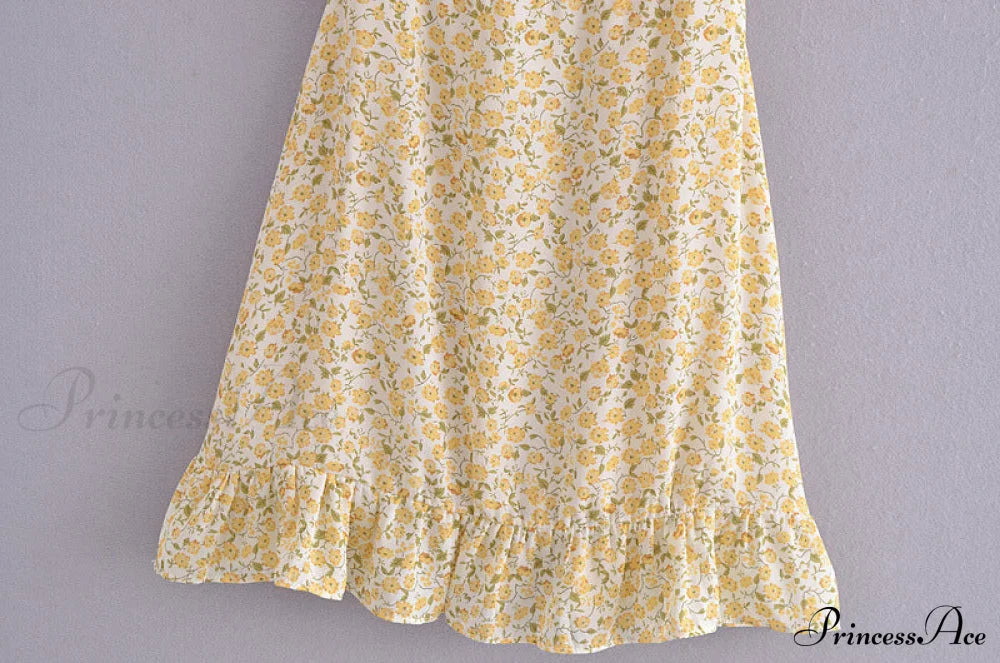 Charming Ditsy Charming Ruffled Mini Dress