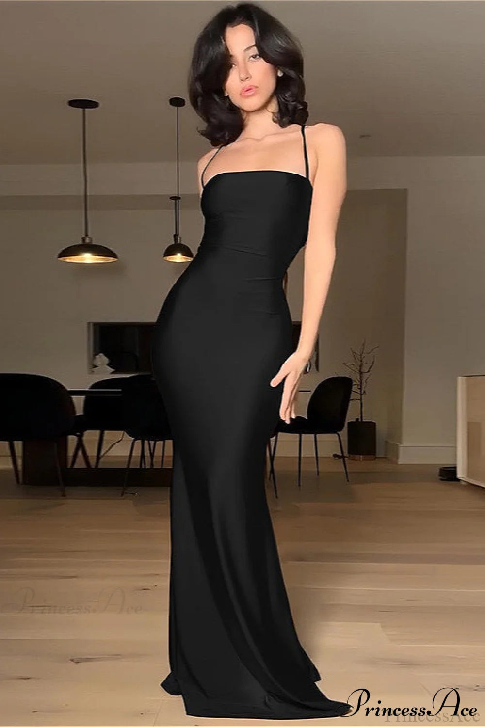 Cami Tube Slim Backless Maxi Dress