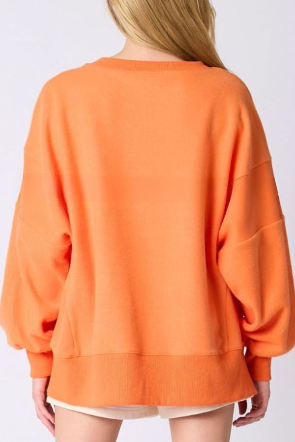Halloween Ghost Sequin Top Loose Sweatshirt
