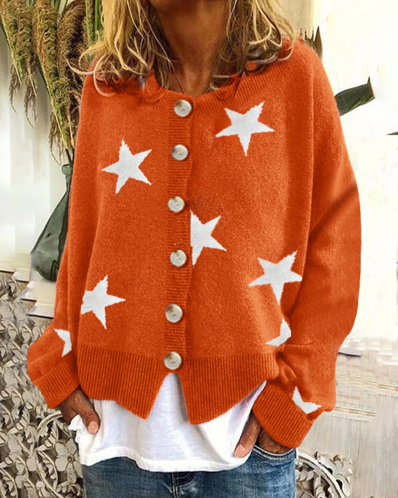 Star Sweater Cardigan