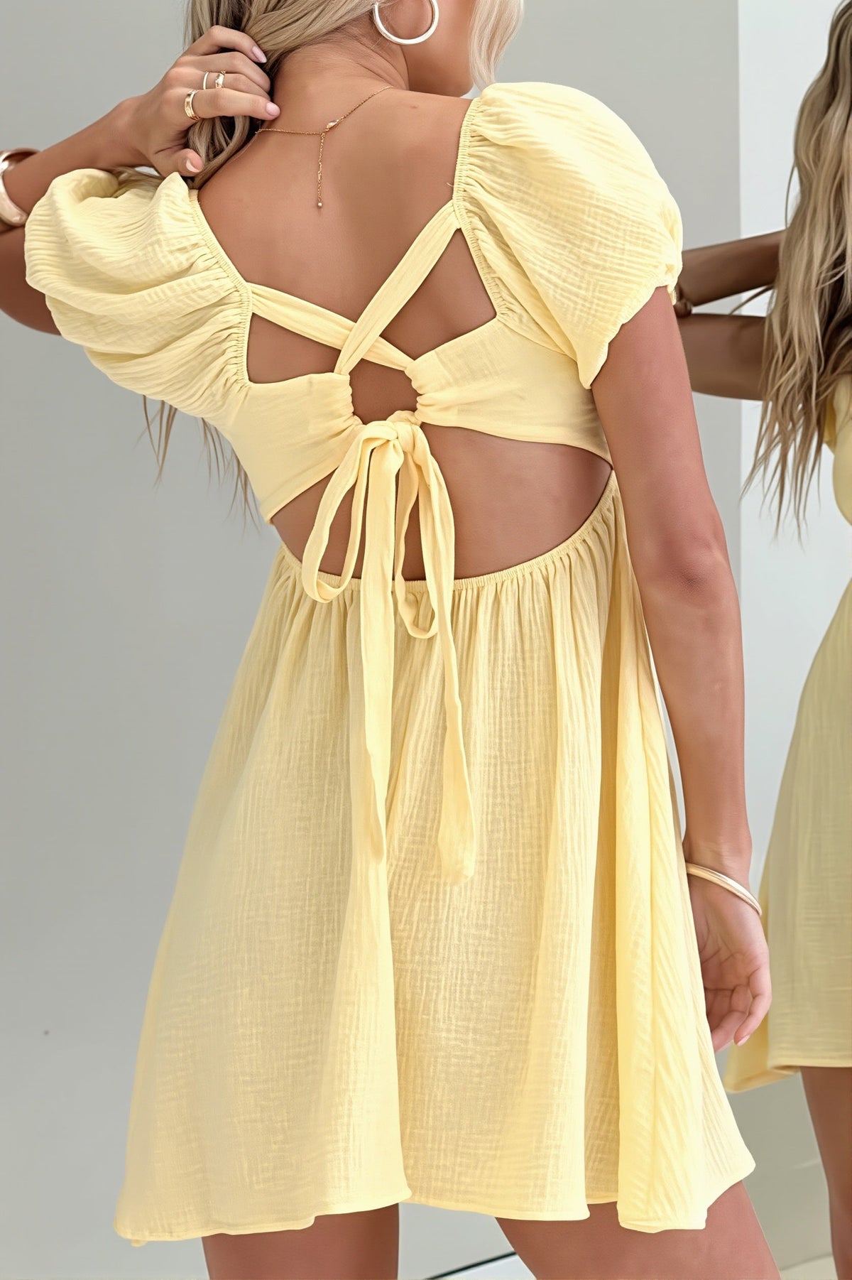 Backless Mini Dress