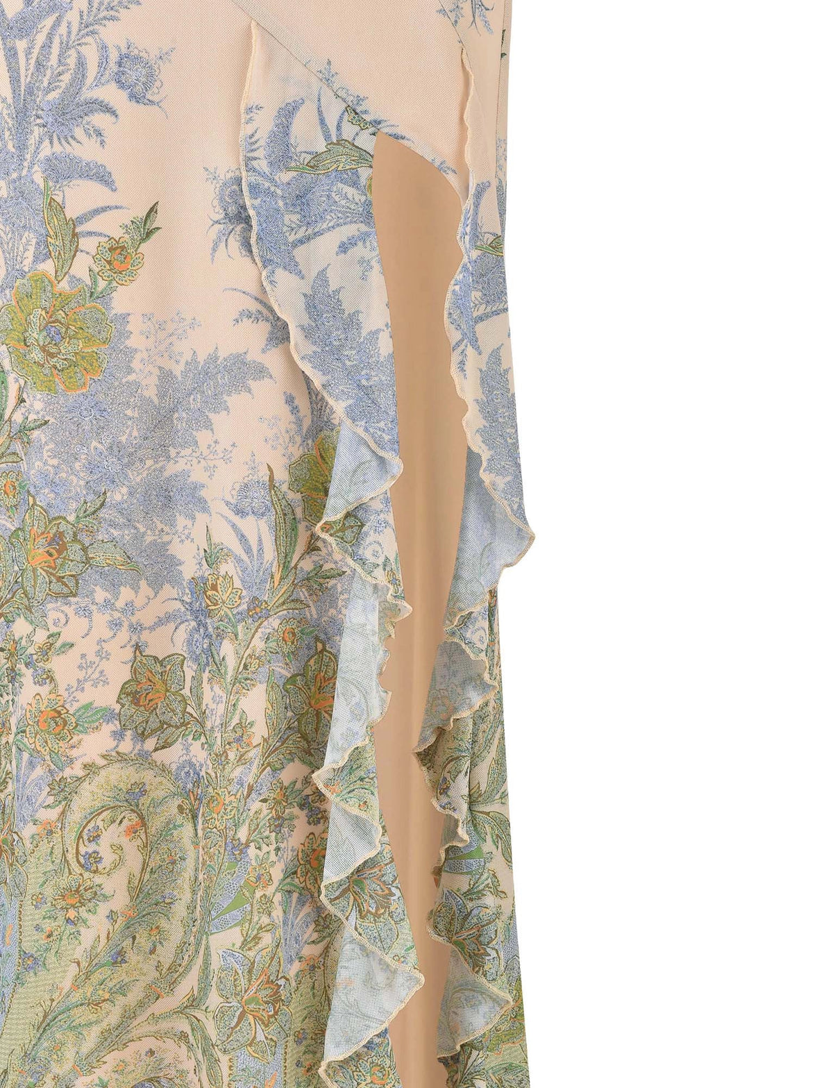 Madelyne Printed Slit Maxi Dress