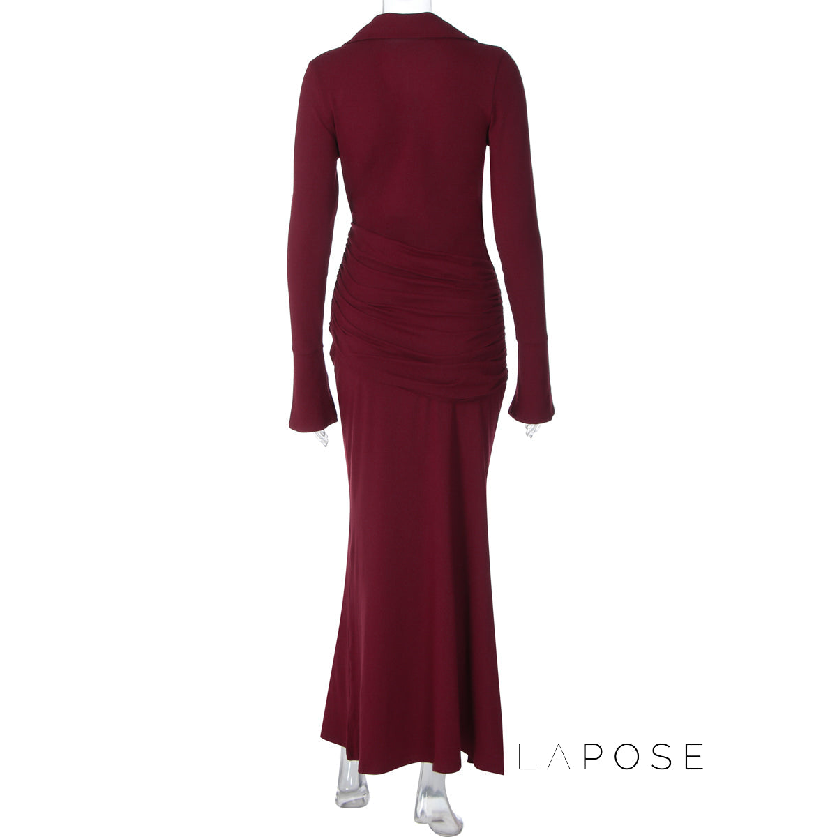 Sena Pleated Bodycon Midi Dress