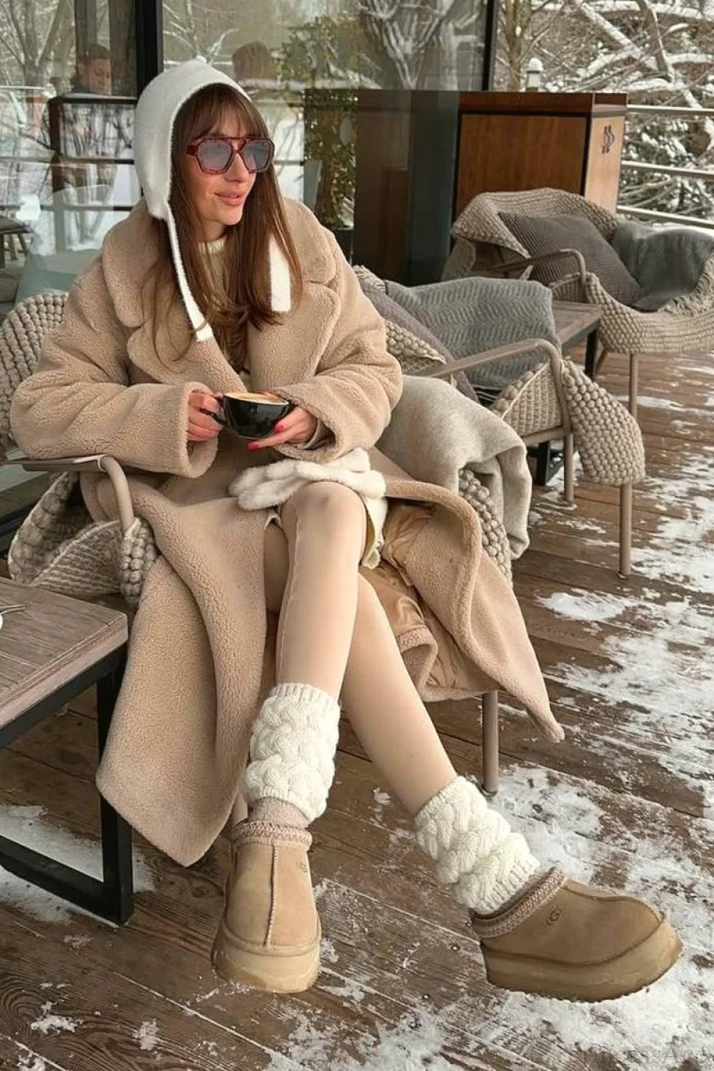 Fleece Warm Loose Fit Overcoat