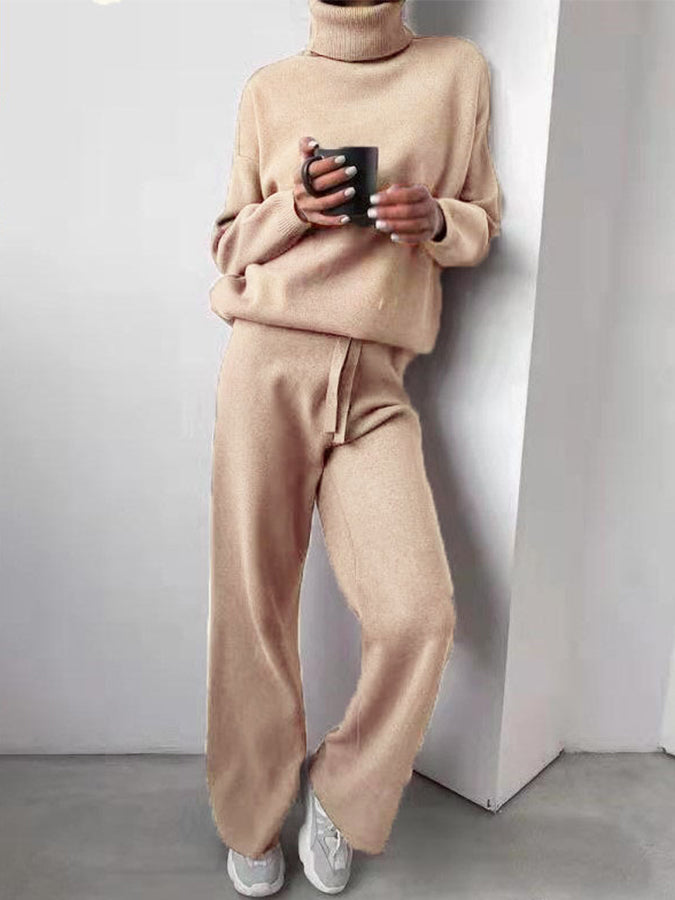 Long Sleeves Top and Pants Two Pieces Sets
