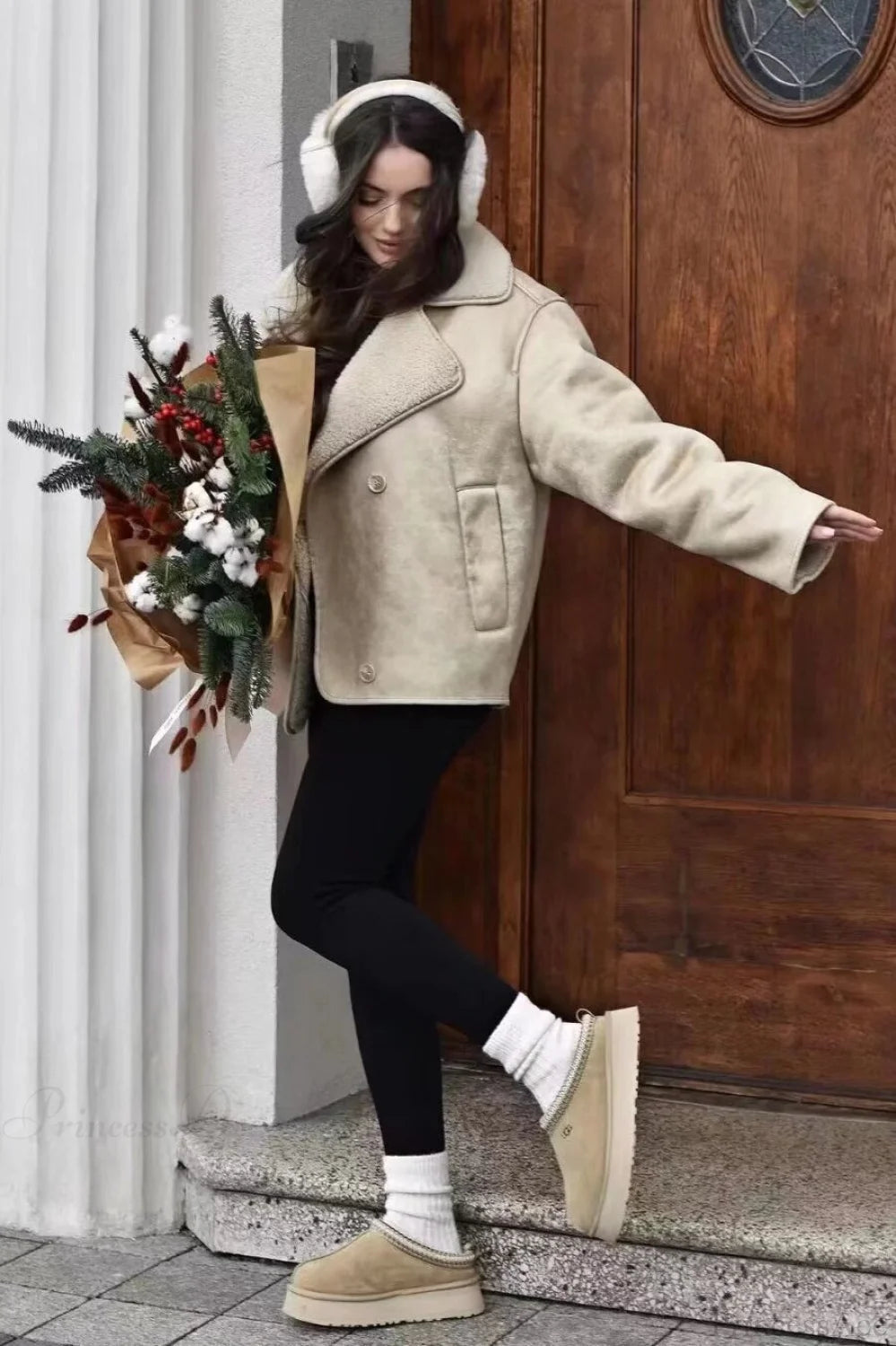 Reversible Fleece Loose Warm Coat
