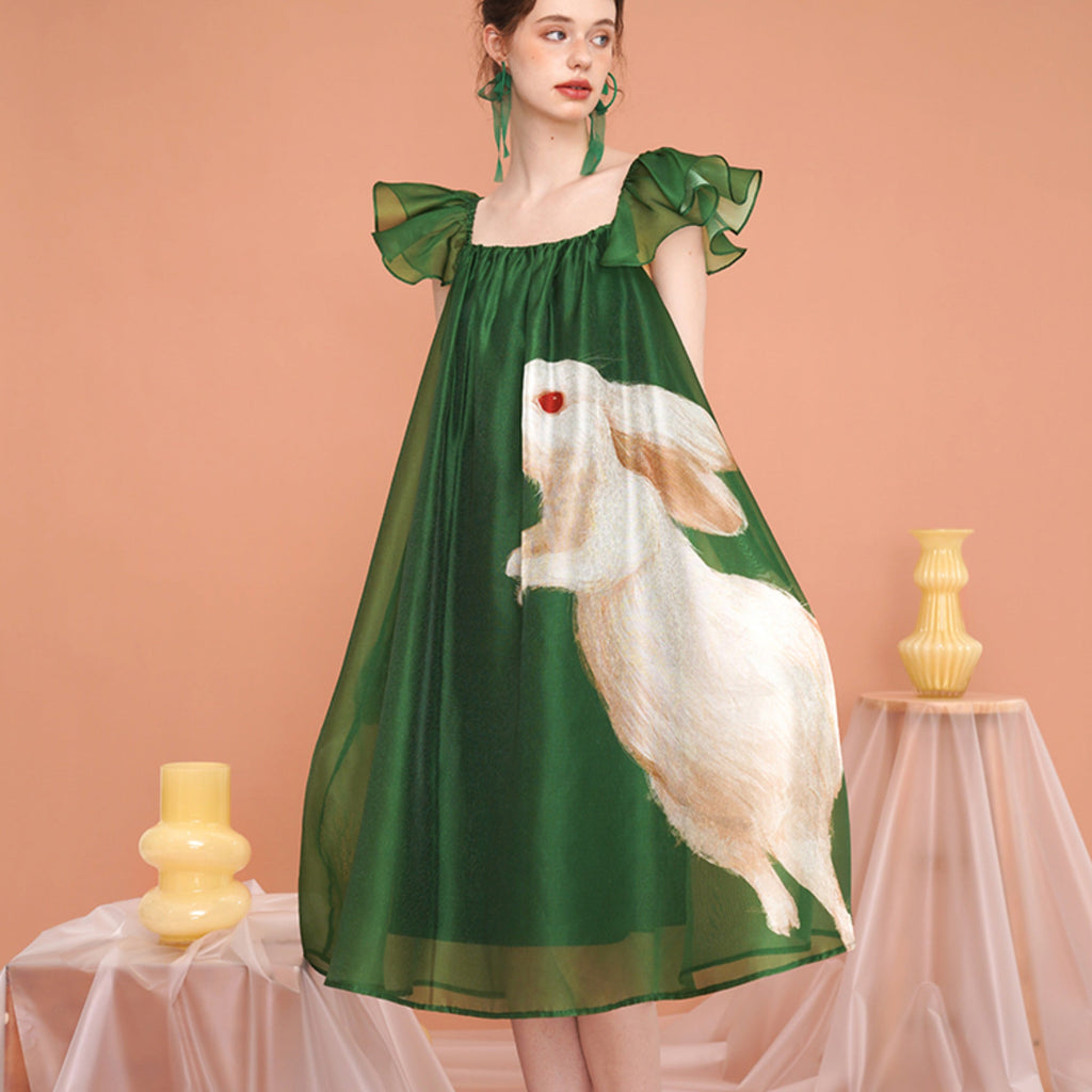 Enchanted Forest Rabbit Dress