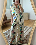Flower Jungle Print Two-piece Set