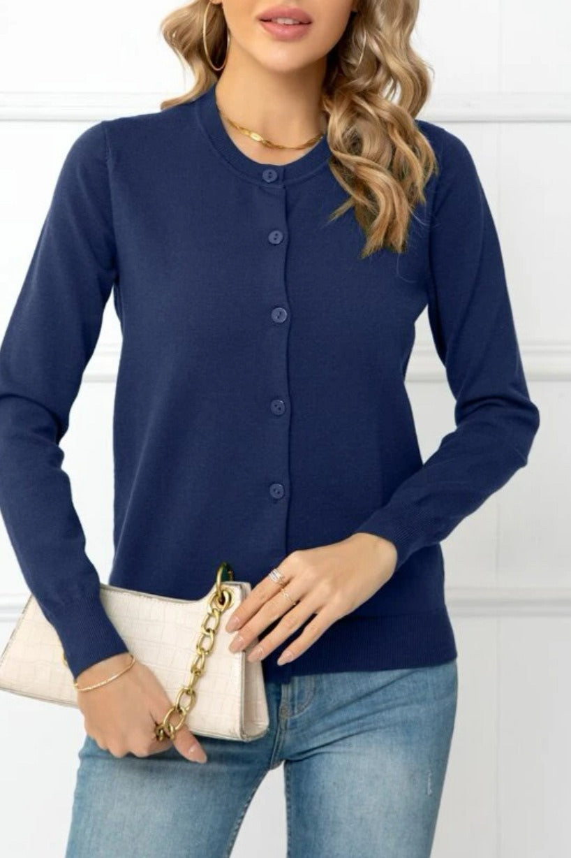 Color Knit Cardigan
