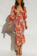 Latisha Smocked Waist Midi Dress