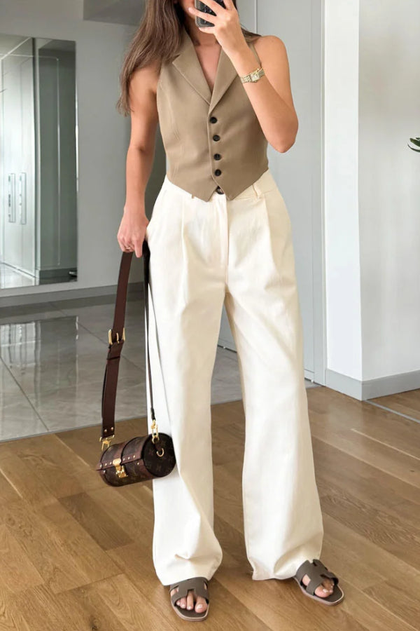 Lasel Vest & Pants Two-piece Set
