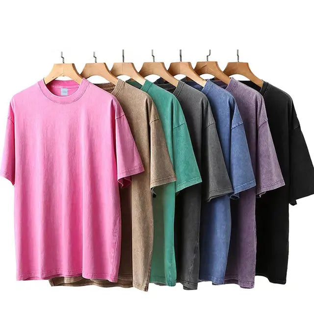 Cartoon Alien Classic Communication Print T-shirt Breathable Cotton Short Sleeve Washed Worn Out Female T Shirts