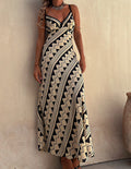 Exclusive Melody Satin Print Smocked Back Midi Dress