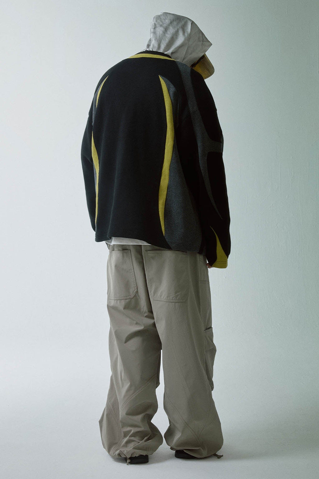 Wide-leg Panel Utility Pants