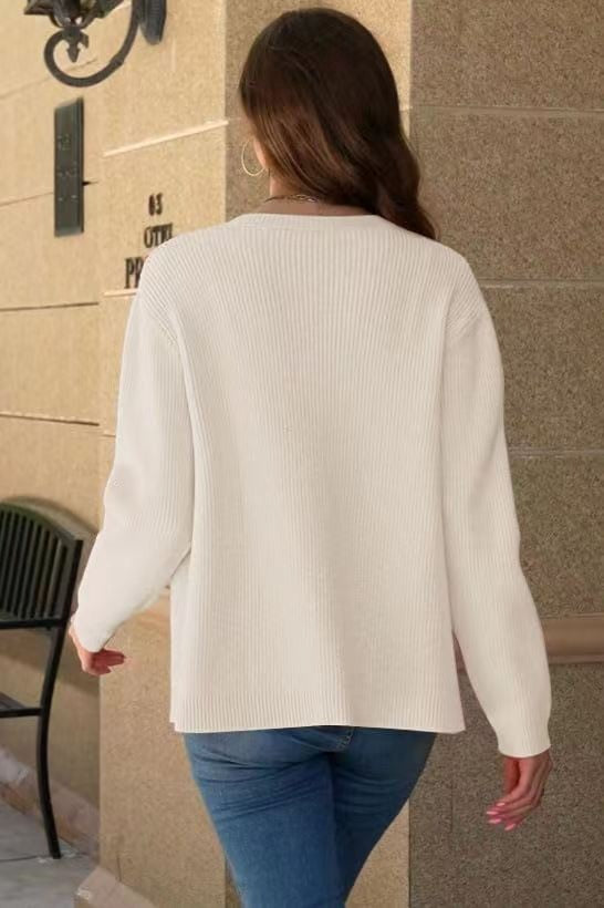 Knit Cozy Long-sleeve Cardigan