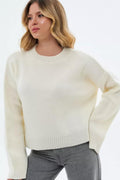 Crewneck Loose Knit Sweater