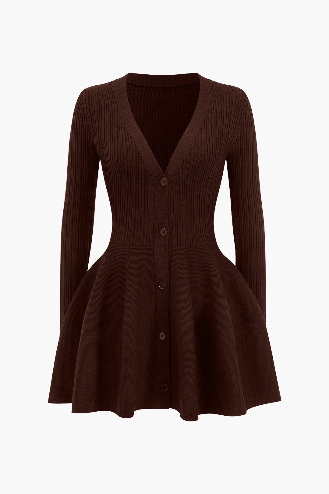Janice - Knit Puff Hem Sweater
