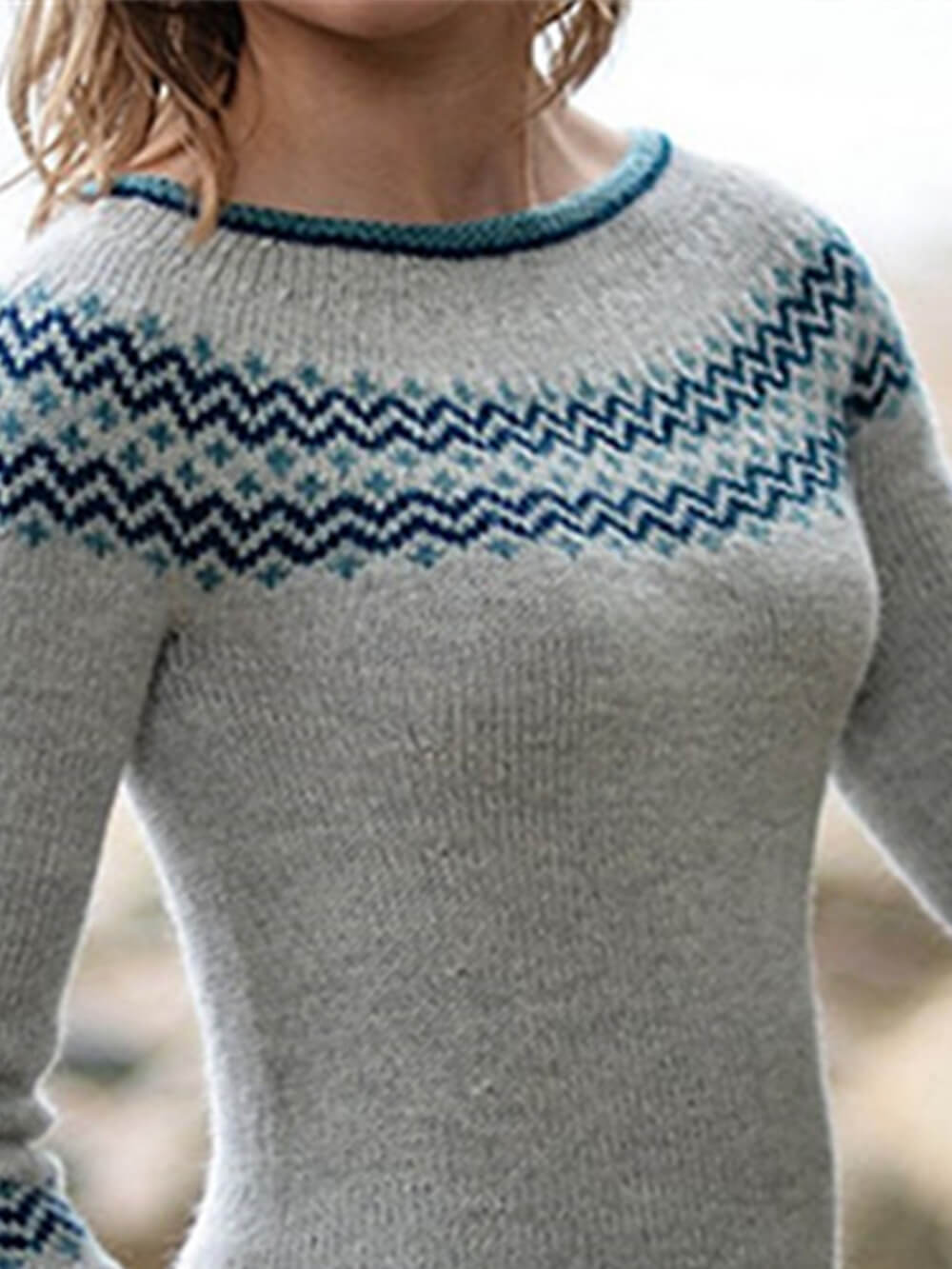 Round Neck and Sweater
