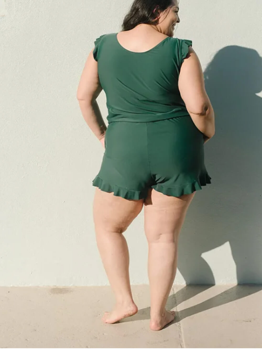 Swim Romper Built-in Bra