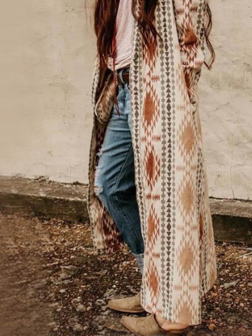 Aztec Cardigan Coat