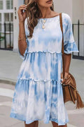 Tie-dye Midi Dress