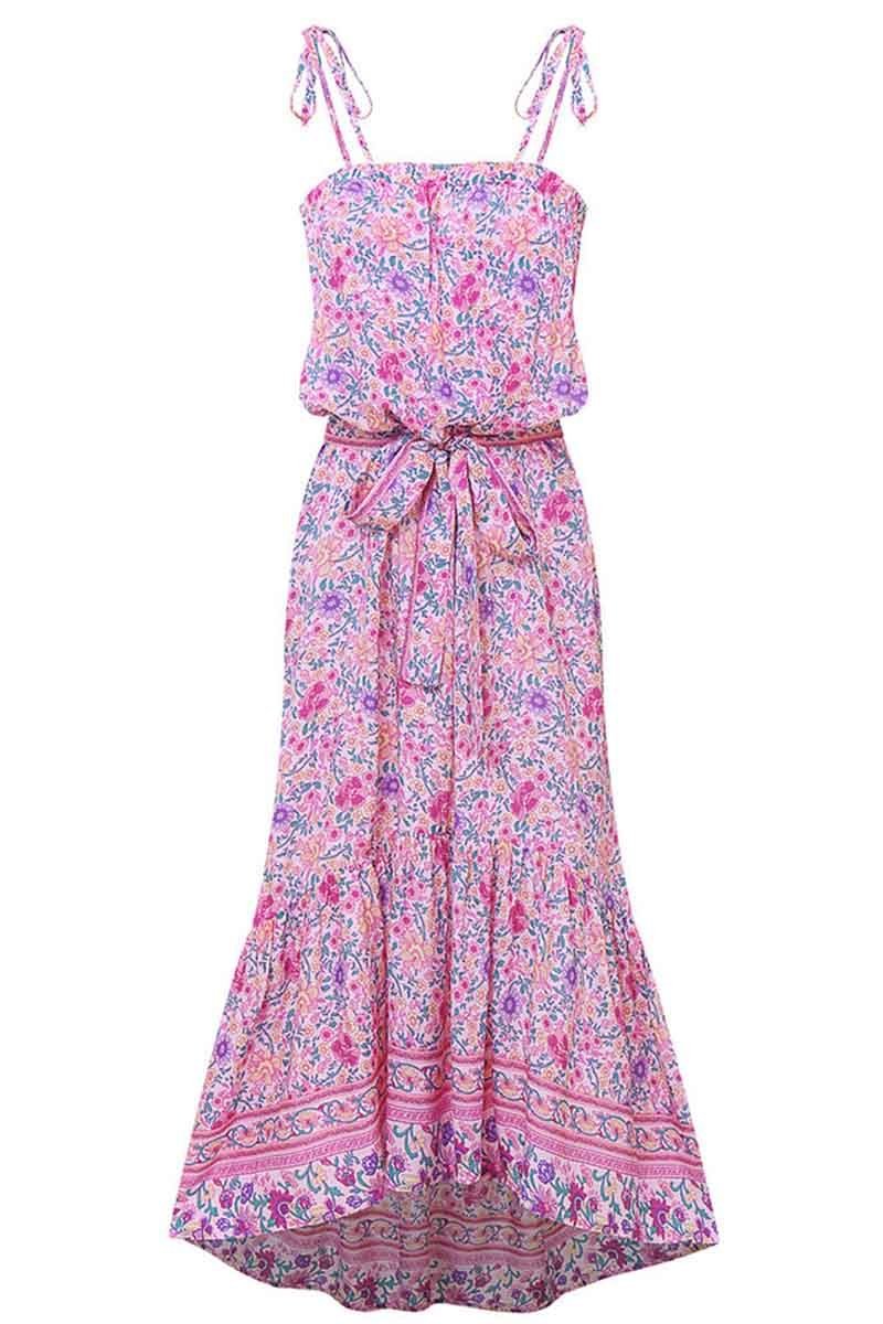 Flower Print Midi Dress( 3 Colors)
