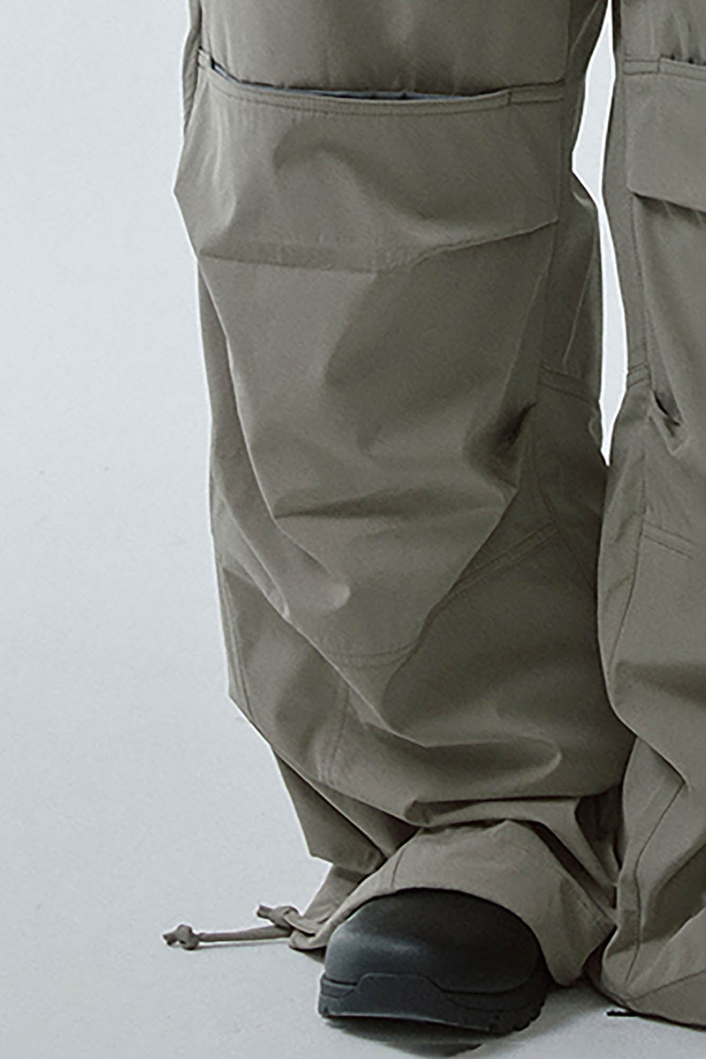 Wide-leg Panel Utility Pants
