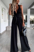 Sleeveless Color Tie Rompers(4 Colors)
