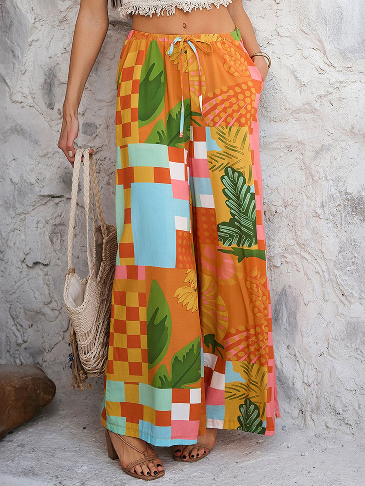 Fruit Palazzo Pants
