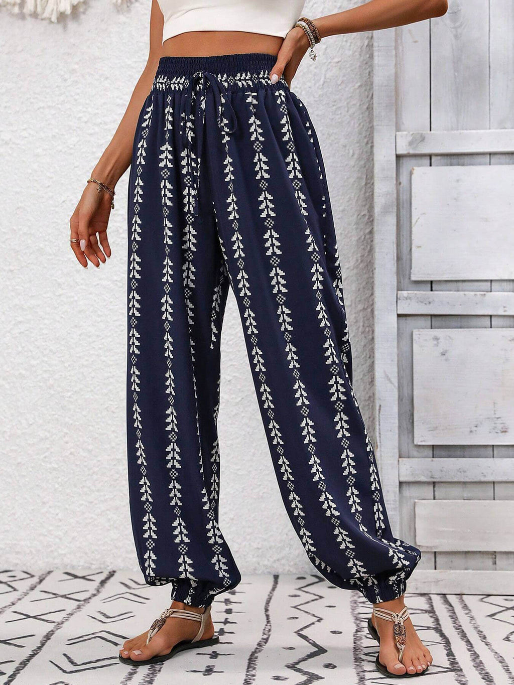 Versatile Grid Pants